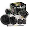 Drill Brush Power Scrubber By Useful Products 5 in W 7 in L Brush, Black K-542OMS-2L-7X-QC-DB - alternate 1